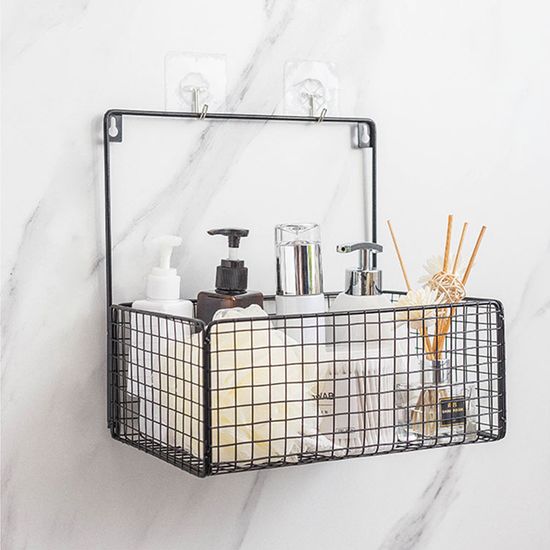 흡착 벽 걸이 욕실 주방 화장품 정리대 수납장 선반