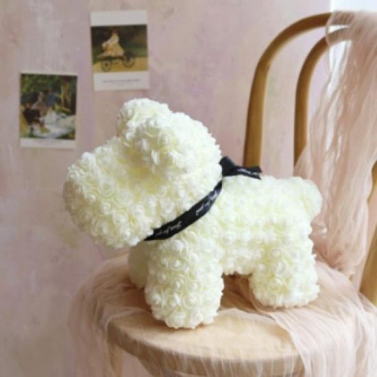 귀여운 로즈 퍼피 꽃인형 (스몰사이즈)