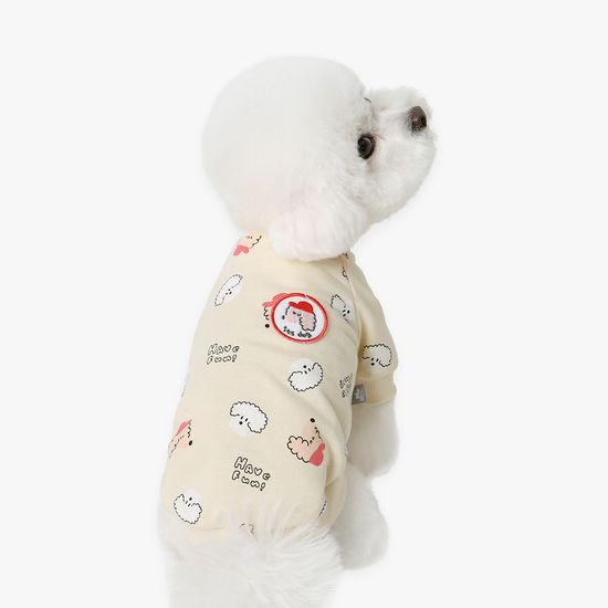 해브펀 순면 티셔츠 (크림)