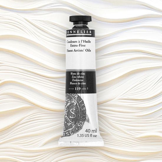 시넬리에 전문가용 유화물감 200ml 징크화이트