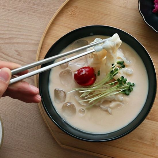 골드크롬 모던엣지 면기/국수그릇 (2color)