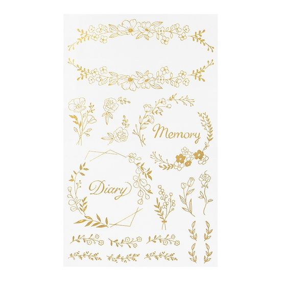 FOIL TRANSFER STICKER - Flower