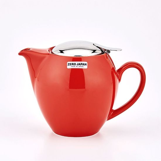 제로재팬 도자기 라운드티팟 1인용 350ml 토마토[W848