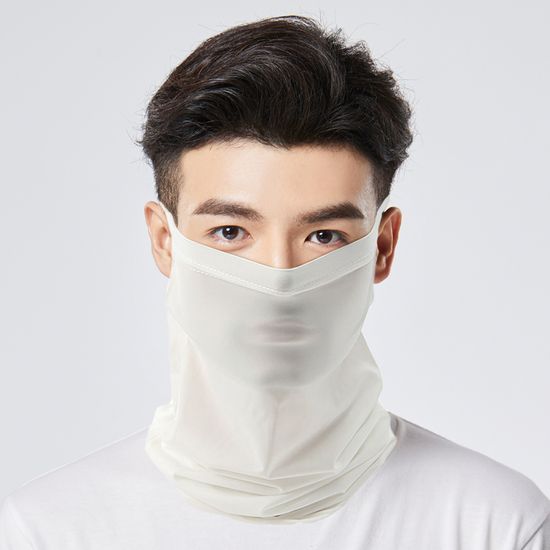 [젠웨어] 시원텐 귀걸이형 쿨 멀티스카프(화이트)