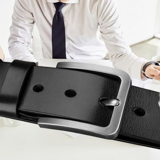 남성 와이드 가죽벨트 캐주얼 정장 수트 허리끈