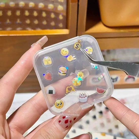 4종 이모지 이모티콘  다꾸 데코 스티커 노트북 장식