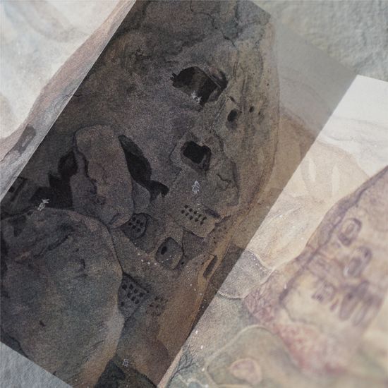 [수채 편지지] 요정의 들판, 카파도키아