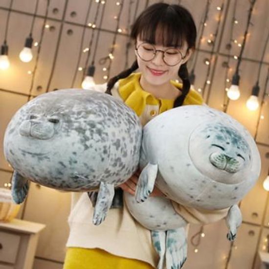 하프 물범 바다표범 쿠션 모찌 인형