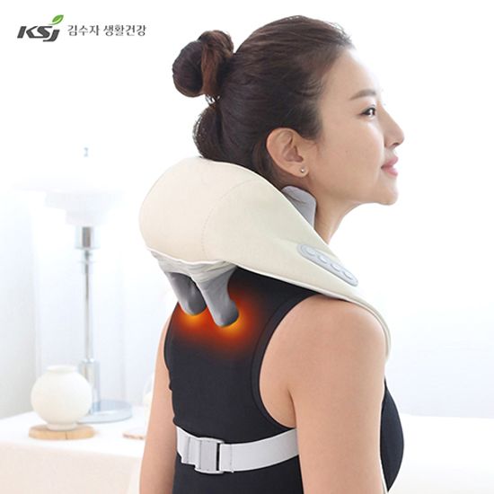 김수자 무선 목어깨 승모근 마사지기 KCM-8244