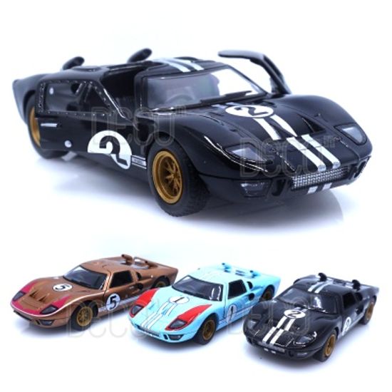 1966 포드 GT40 MK2 프린팅 미니카 풀백 다이캐스트 