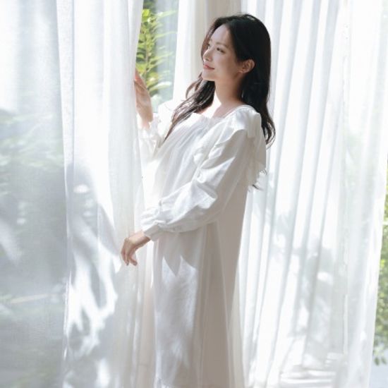 기모 순면 100% 메이트 겨울 원피스 잠옷 파자마