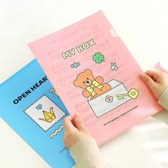 인디고어린이 초등 그래픽 L홀더 (A4,파일)