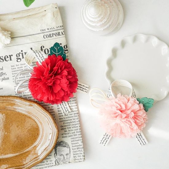 라피네 카네이션 브로치(용돈봉투)