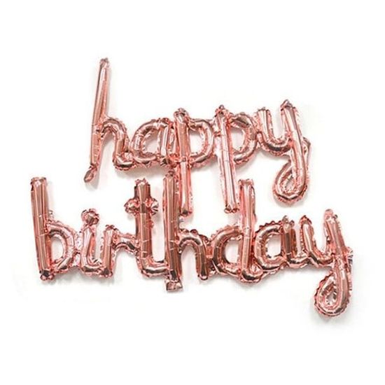 해피버스데이 풍선 세트 (흘림체)(WD41F83)