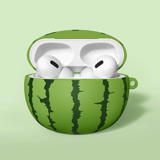 에어팟 4 3 2 1 프로 키위 수박 키링 실리콘 케이스