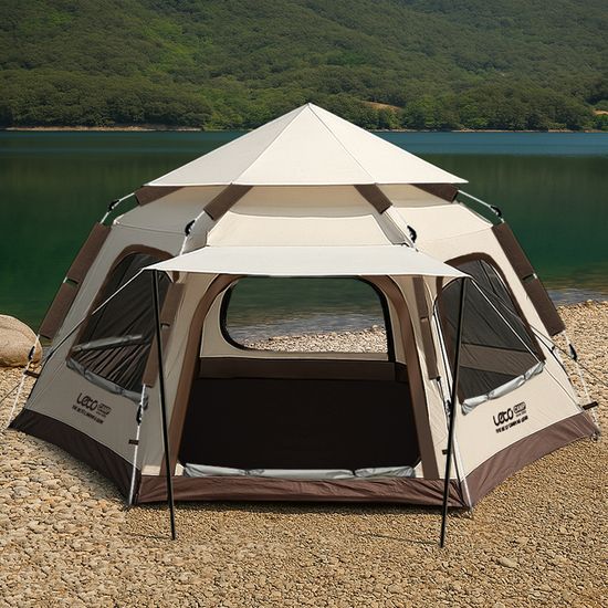 레토 육각돔 원터치 캠핑 텐트 그늘막 LCE-OT02