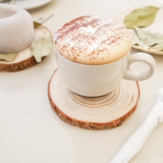 내추럴 우드 코스터