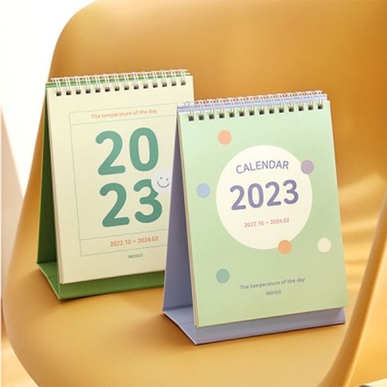 2023 오늘의 온도 탁상 달력 (22년 10월~24년 2월) 