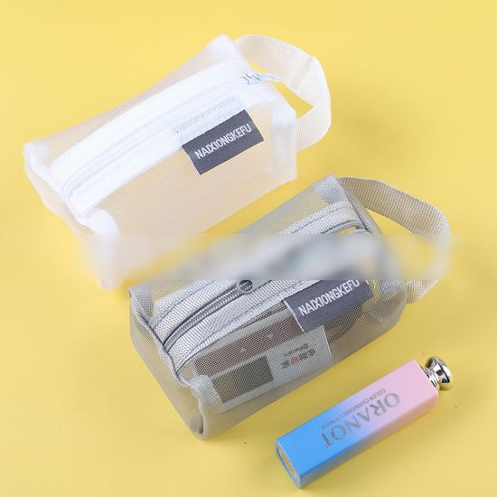 콤팩트메쉬파우치 수납 정리 화장품 여행용(WE12F9B)