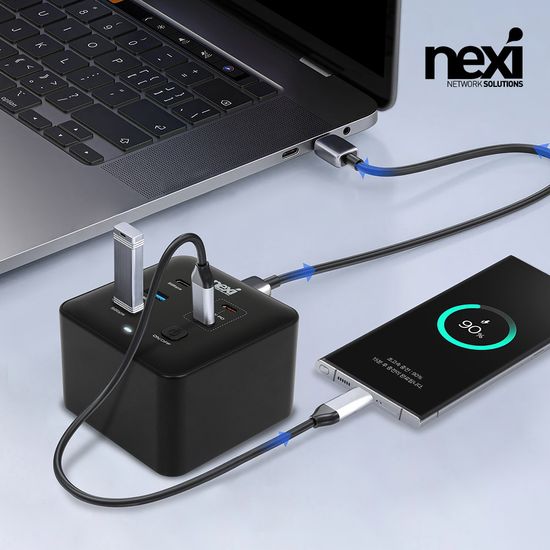 (NEXI) 넥시 8in1 Type-C 멀티 도킹스테이션 (NX1460)