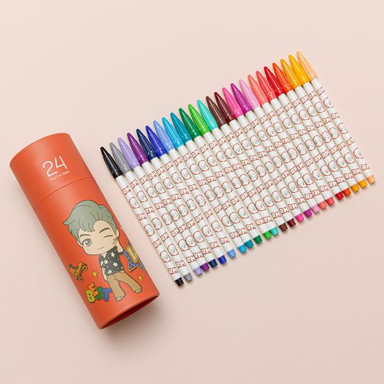 [모나미] TinyTan 모나미 프러스펜 24색 세트