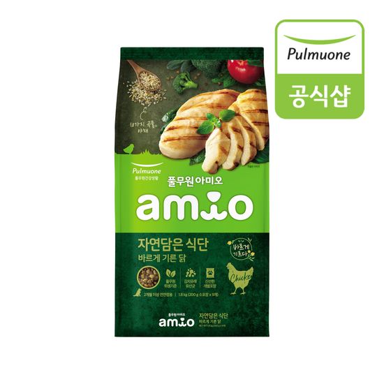 풀무원아미오 자연담은식단 바르게기른닭 1.8kg x 1개