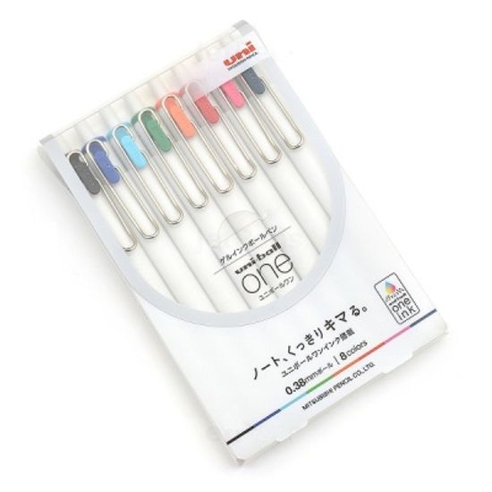 유니볼 ONE 와이어클립 0.38mm 중성펜 UMN-S-38 1다스