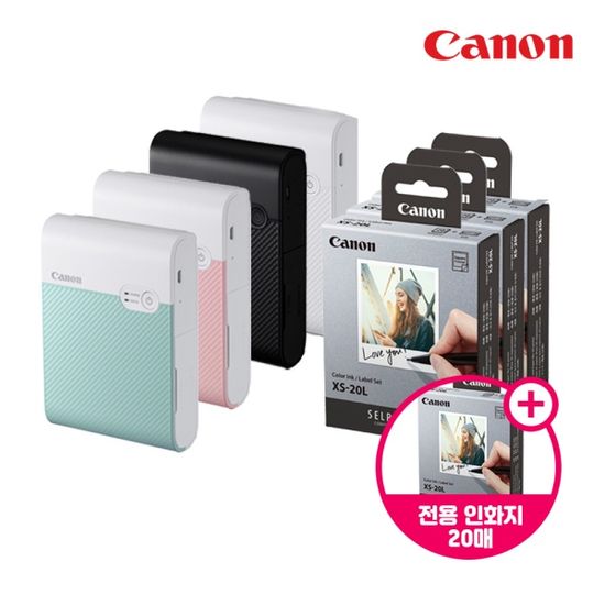 캐논 셀피 스퀘어 QX10 60매패키지 포토프린터