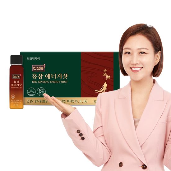 [천호엔케어] 천심본 홍삼에너지샷 25ml X 5병