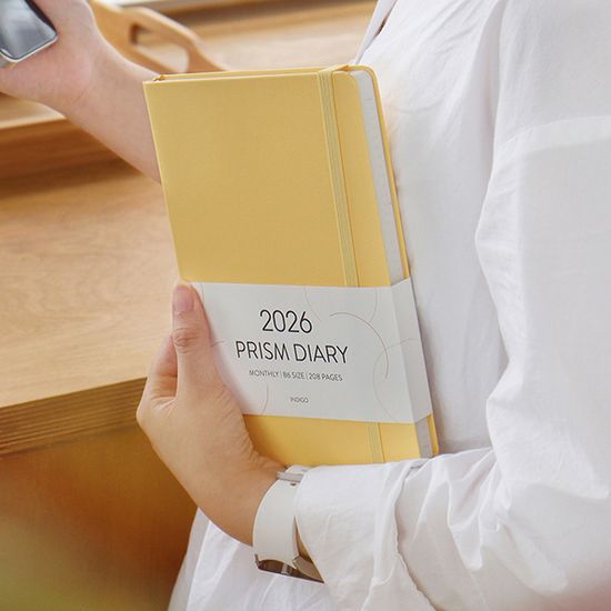 2026 프리즘 B6 먼슬리 다이어리 (날짜형 32절 월간)