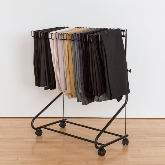 철제 바지걸이행거/이동식행거/드레스룸행거 1단