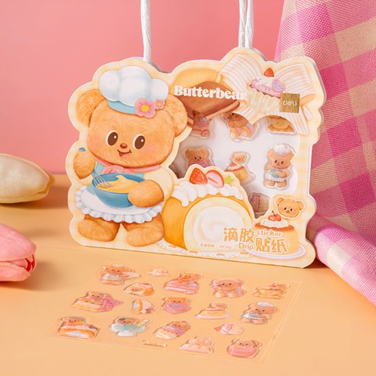 버터베어 에폭시 입체 스티커북