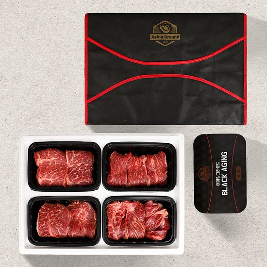 [에이징그라운드]블랙에이징 프리미엄 소고기선물세트