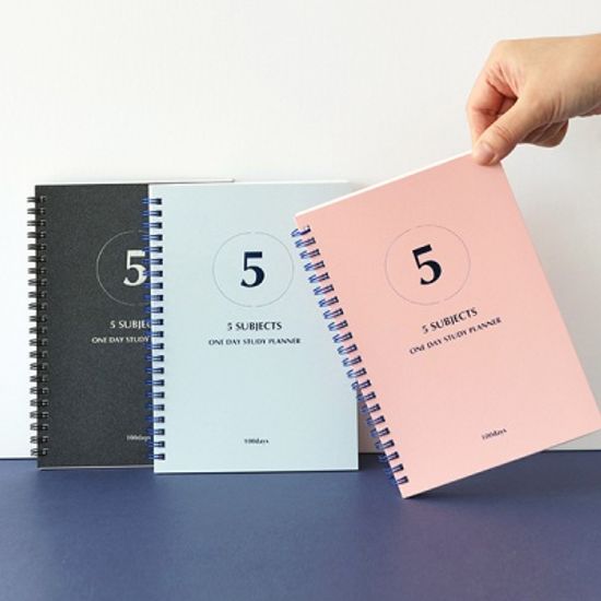 원데이 스터디플래너 - 5Subjects (100일)