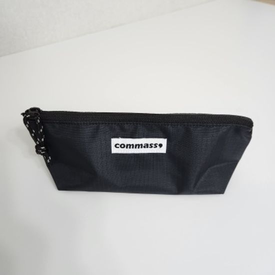 콤마스 립스탑 중 고등학생 대학생 필통 블랙