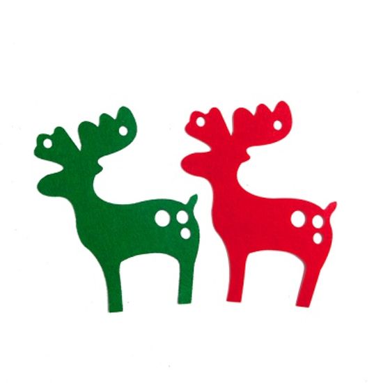 크리스마스 패브릭 가렌드(사슴)/성탄 트리장식 벽장