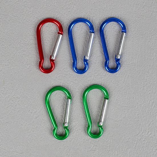 카라비너 5p세트(4.5cm)/캠핑 등산고리 열쇠고리 키링