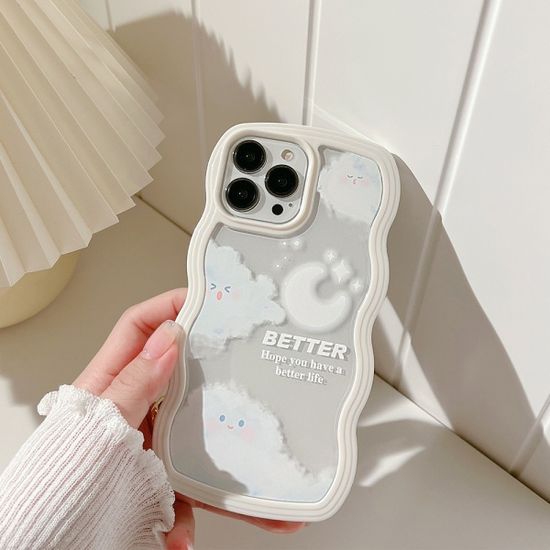 갤럭시A 시리즈 별 달 구름 물결 투명 실리콘 케이스