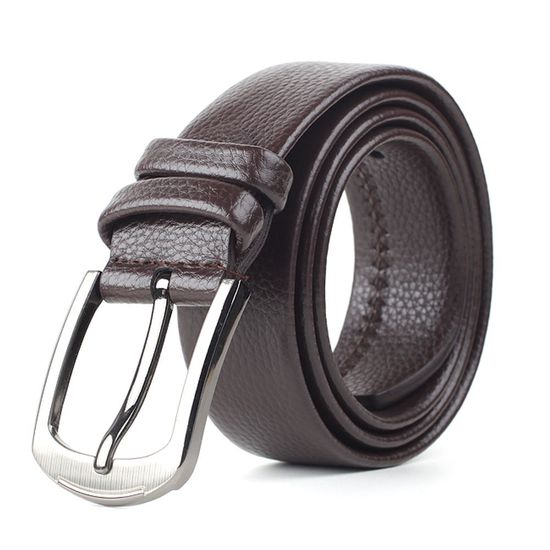 브라운 가죽벨트 캐주얼 남성허리띠(WBE40E5)