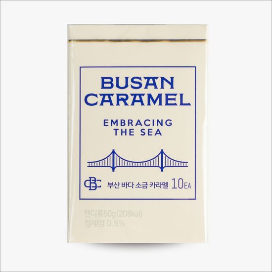 부산 바다소금 카라멜 50g단품 아이보리