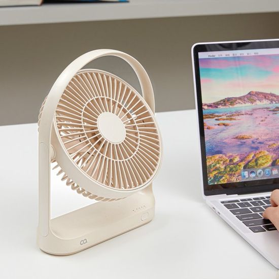 오아 무선 라운드 미니 선풍기