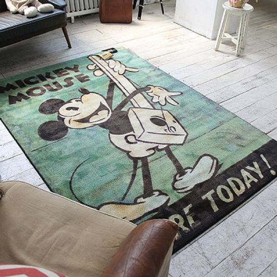 [디즈니정품] 미키 뮤직 러그 / DRM1034