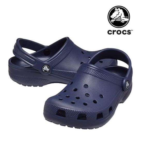 크록스 클래식 클로그 키즈 네이비 206991-410