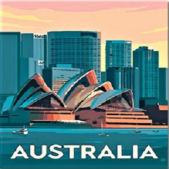 [DIY명화]P4-13세계명소 오페라하우스 size 30x40cm