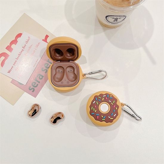 갤럭시 버즈 프로 라이브 레트로 도넛 실리콘 케이스