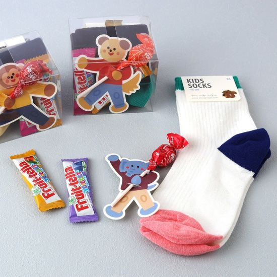 [주문제작]구디백 양말 간식 선물세트 2호