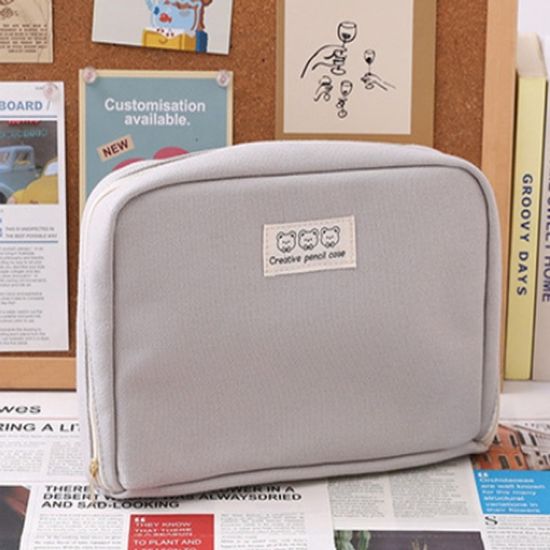 대용량 다꾸 대학생 필통 스티커 다이어리 펜 정리함