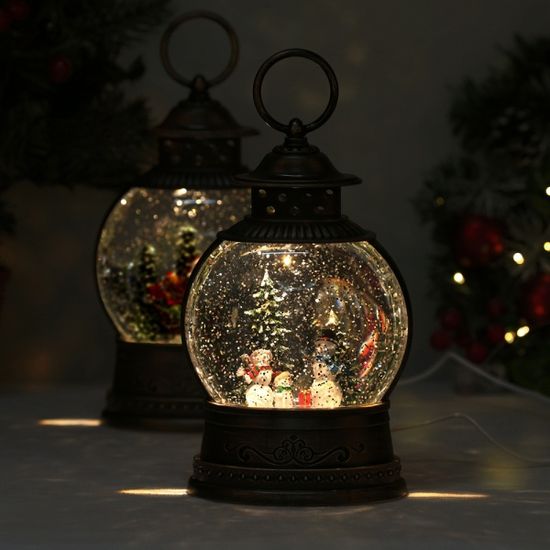 크리스마스 오르골 - 올드맨 슬레이드 워터볼 무드등