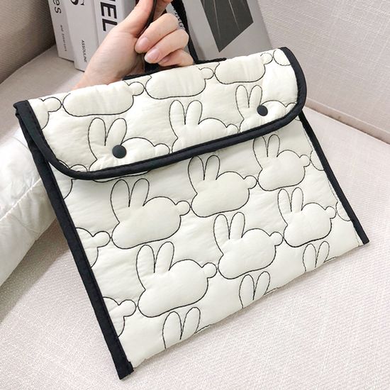 체크 래빗 아이패드 노트북 파우치 맥북 태블릿 가방