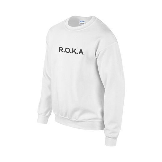 화이트 스포츠 기모 밀리터리 맨투맨 ROKA(WFDD823)